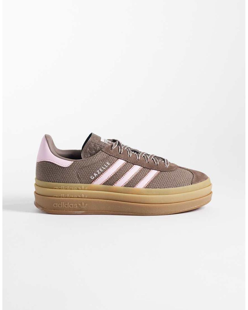 Adidas Originals Brown Gazelle Bold Trainers