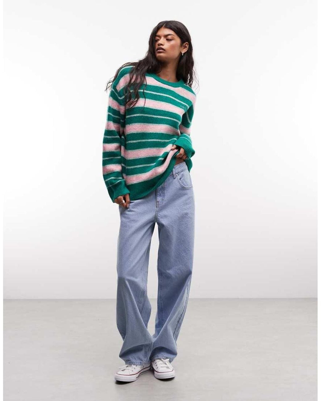 Susmie's Green Long Sleeve Fuzzy Knit Jumper