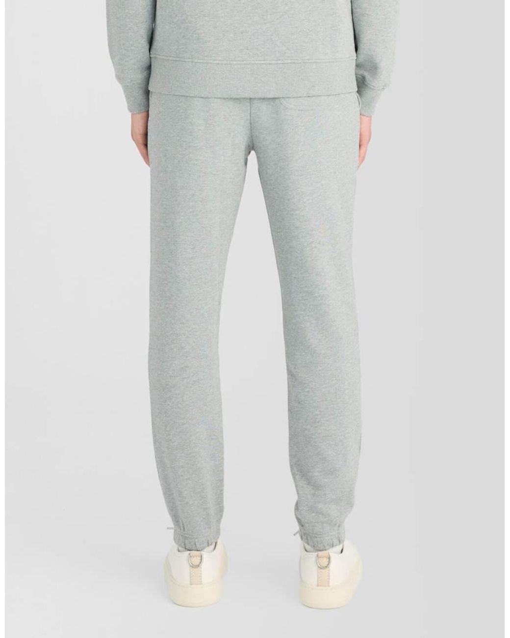 Lyle & Scott Gray Mid Bottoms Textured Eagle Sweatpant for men