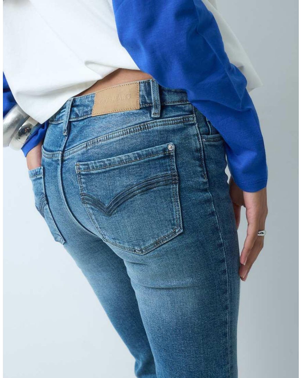 Gina Tricot Blue Shaping Jeans