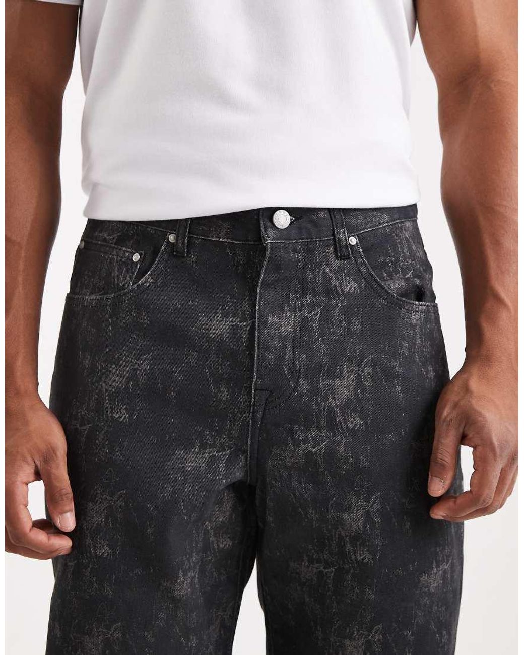 ASOS Black baggy Jeans for men