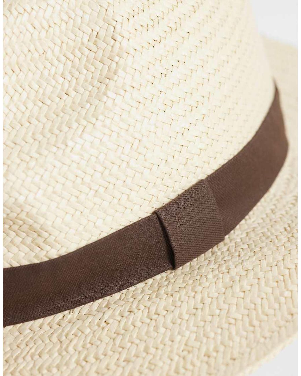 Mango Fedora in het Natural voor heren