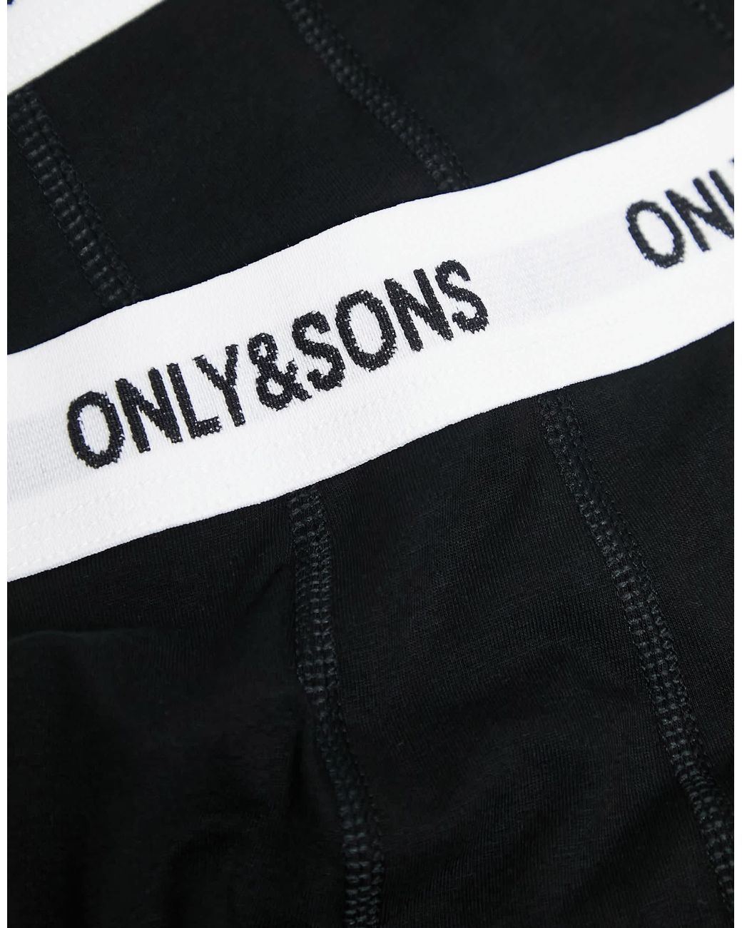 Lot Only & Sons pour homme en coloris Black