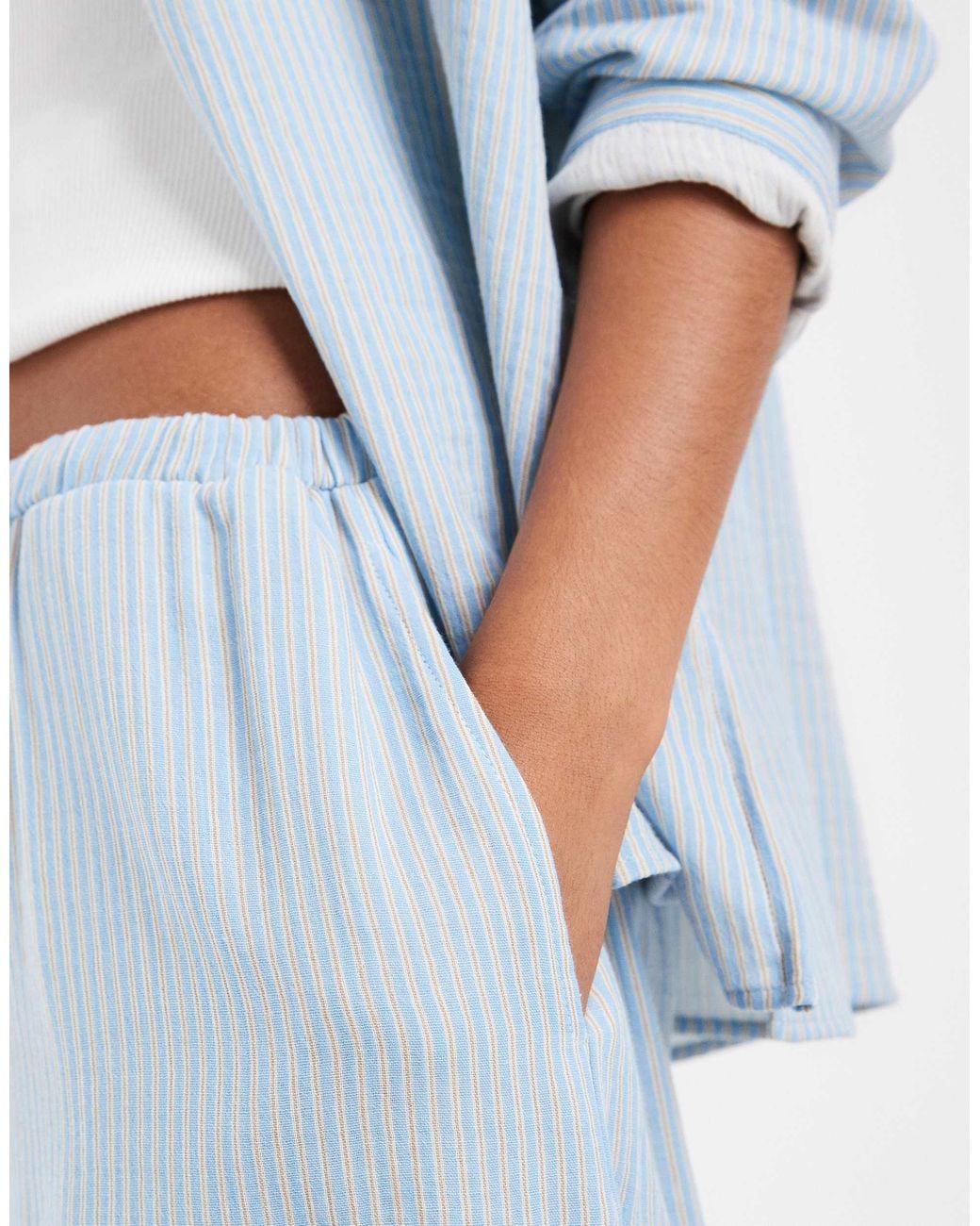 ASOS Blue Pull On Trouser Co-ord
