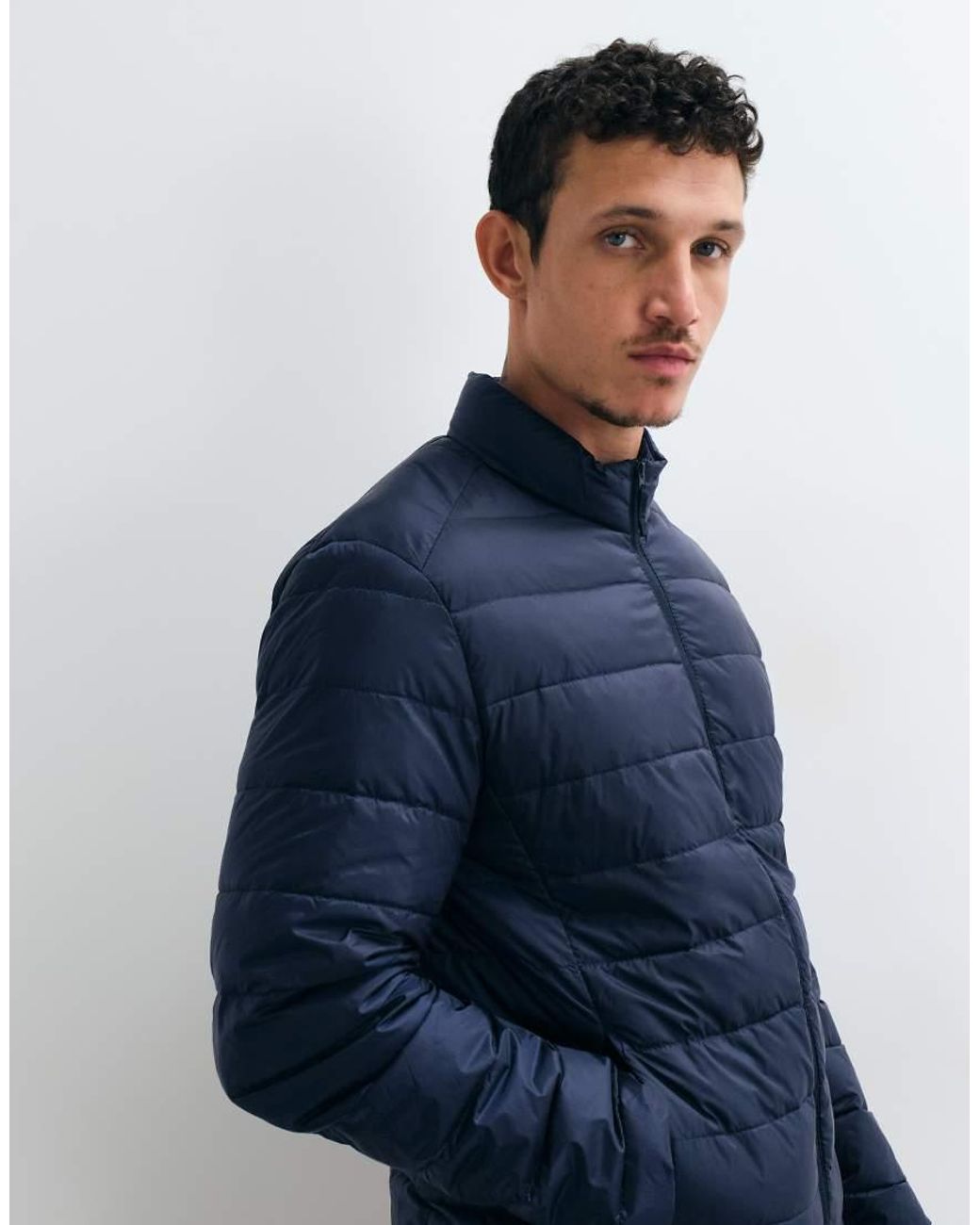 Jack & Jones Blue Down Puffer Jacket for men