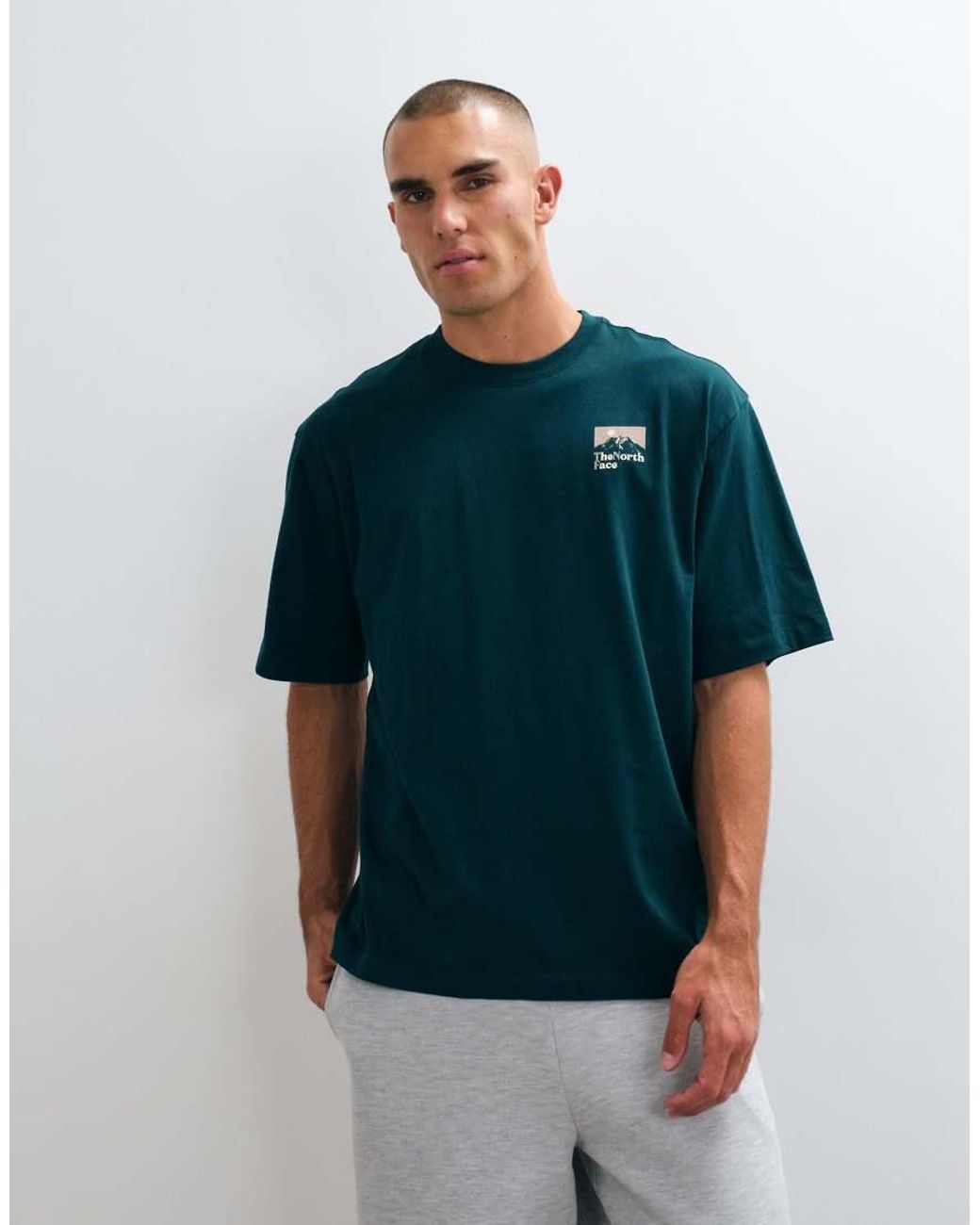The North Face Green The Right Side Oversized T-Shirt for men
