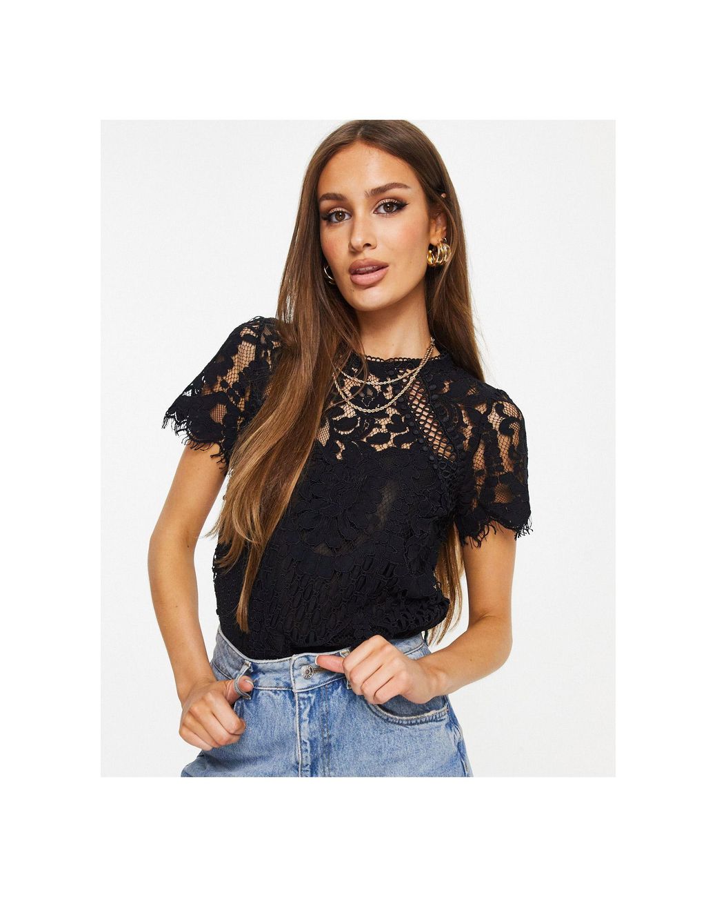 KWSTAIN Lace Long Sleeve Tops for Women Summer Spring Beach