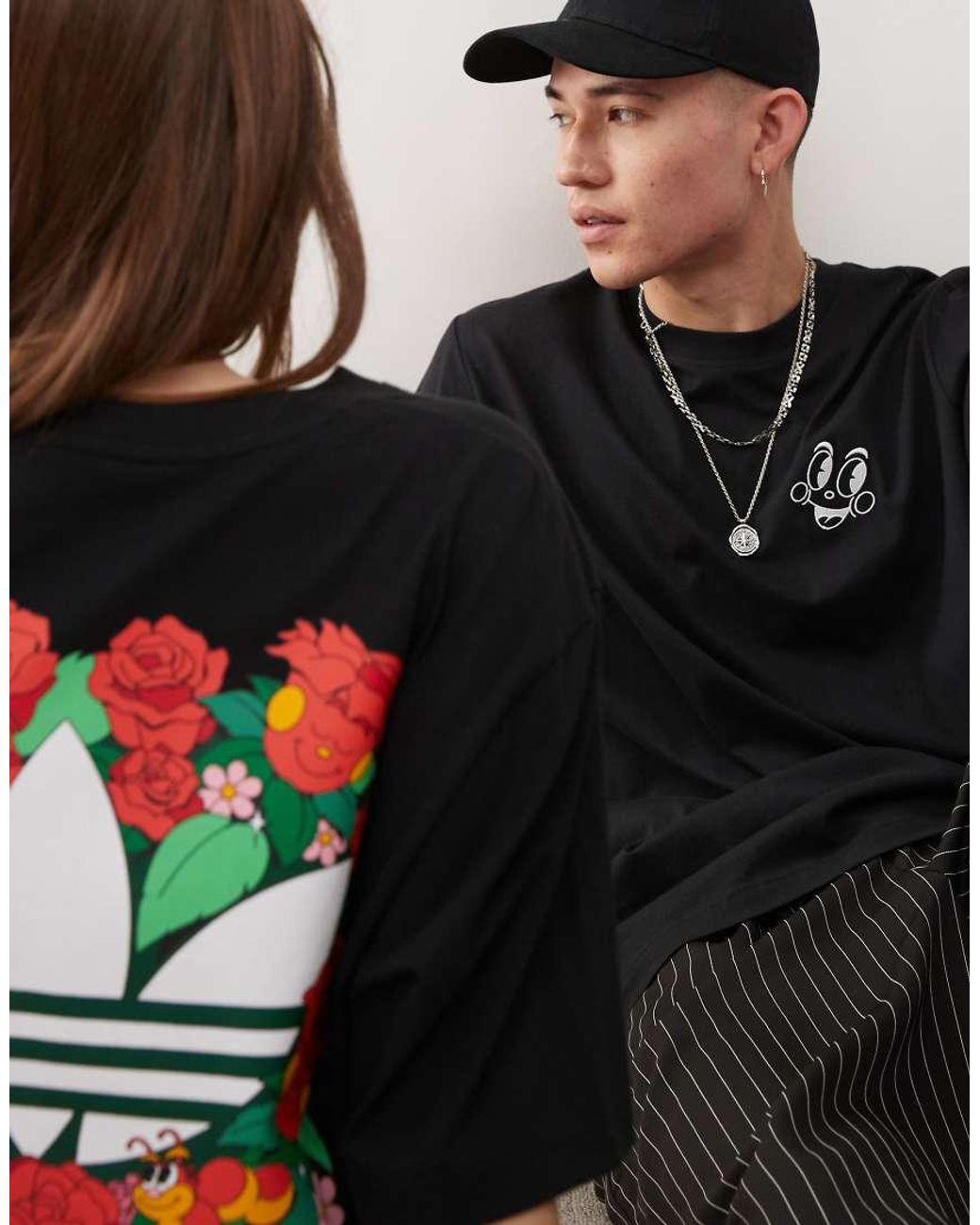 adidas Originals X Made By Nelson T-Shirt in Black for Men