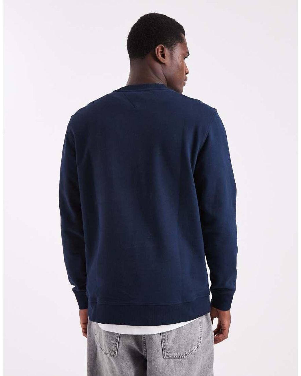 Tommy Hilfiger Blue Outdoor Centre Graphic Logo Sweatshirt for men