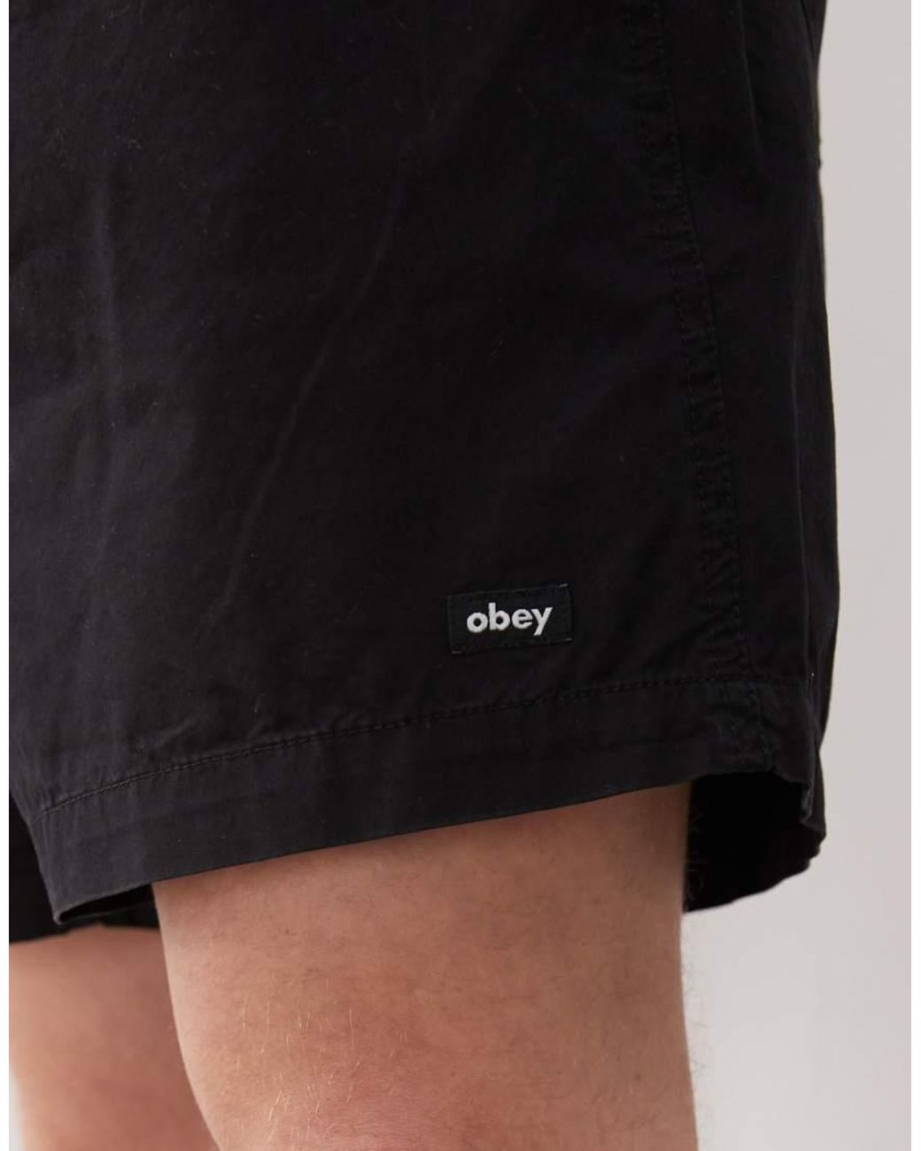 Obey Natural Easy Gravel Trail Shorts for men