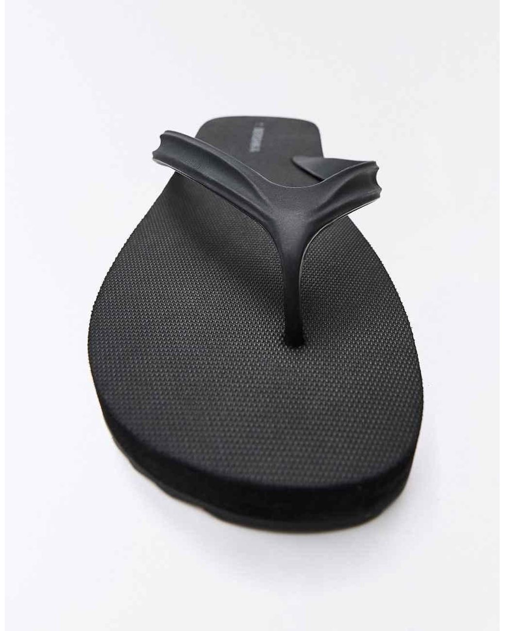 Bershka White Flip Flop-flat Sandals for men
