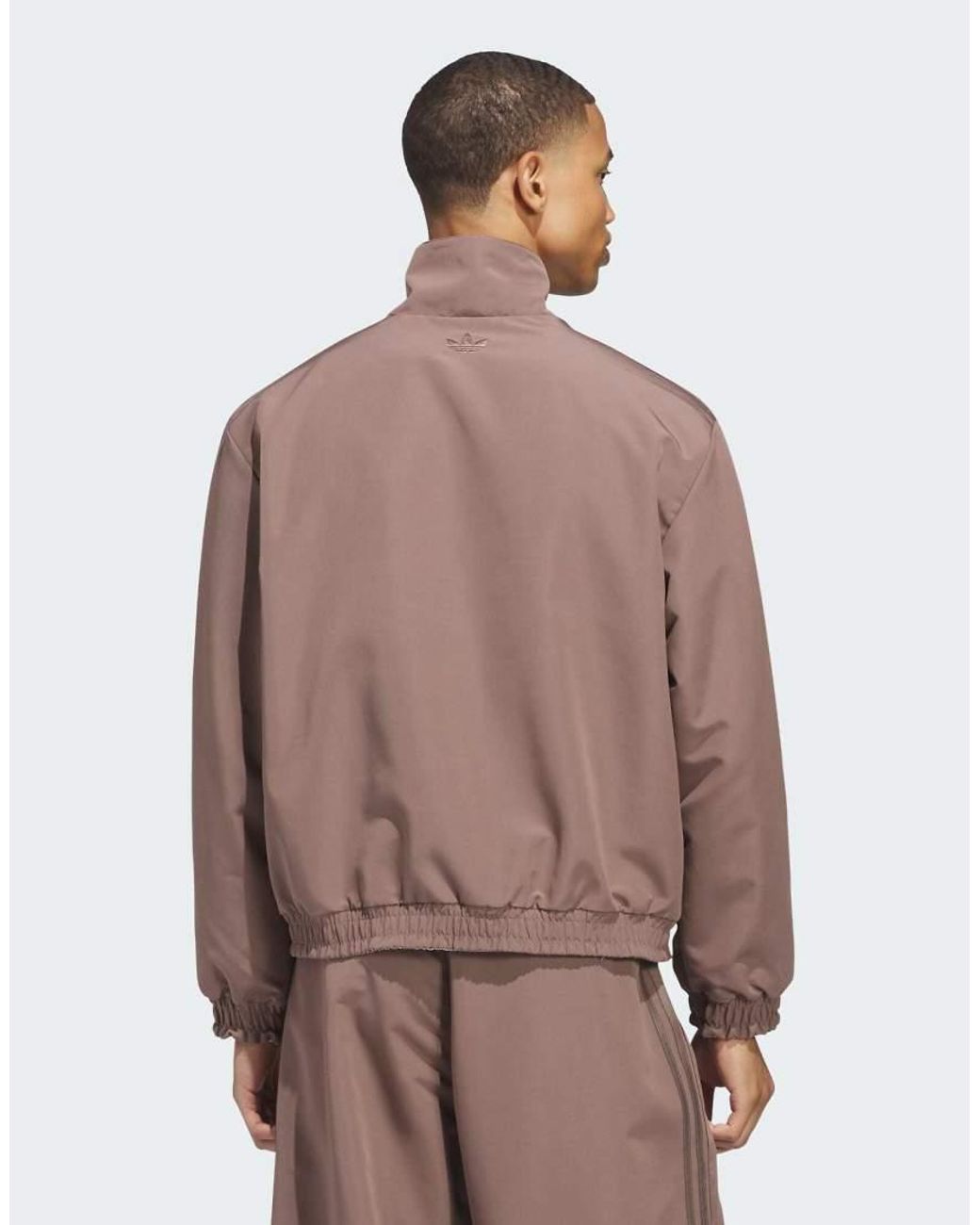Adidas Originals Brown Firebird Coach Jacket for men