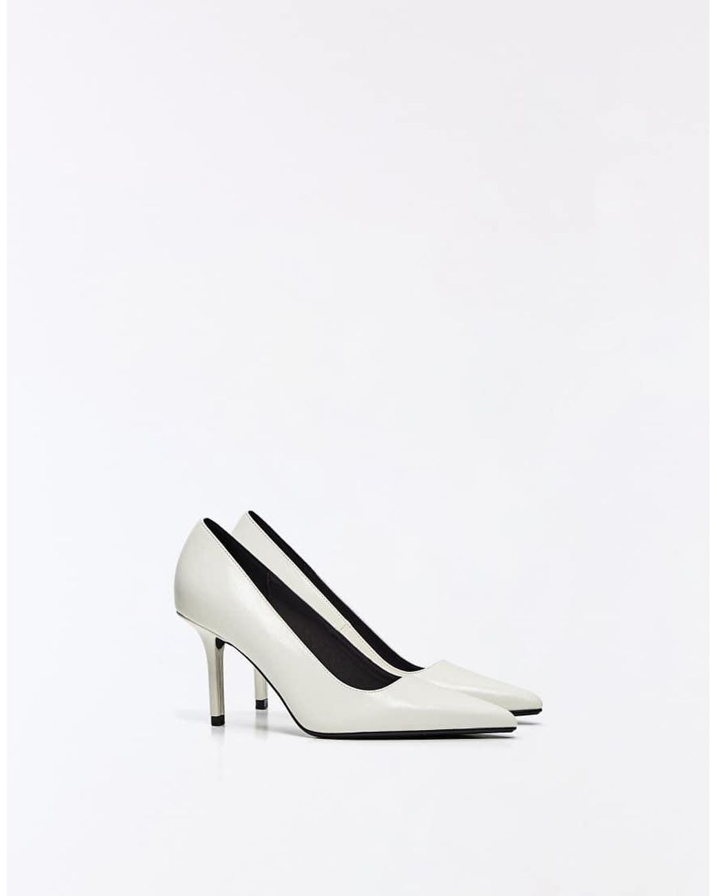 Bershka Blue High-Heel Shoes