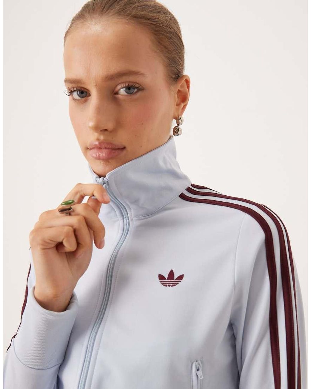 Adidas Originals Gray Firebird Classic Track Top