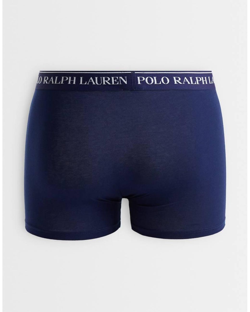 Polo Ralph Lauren Blue Classic 3 Pack Trunks for men
