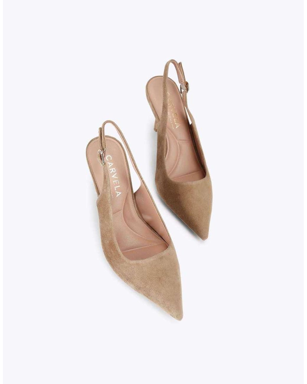 Carvela Kurt Geiger White Spirited Heeled Shoes