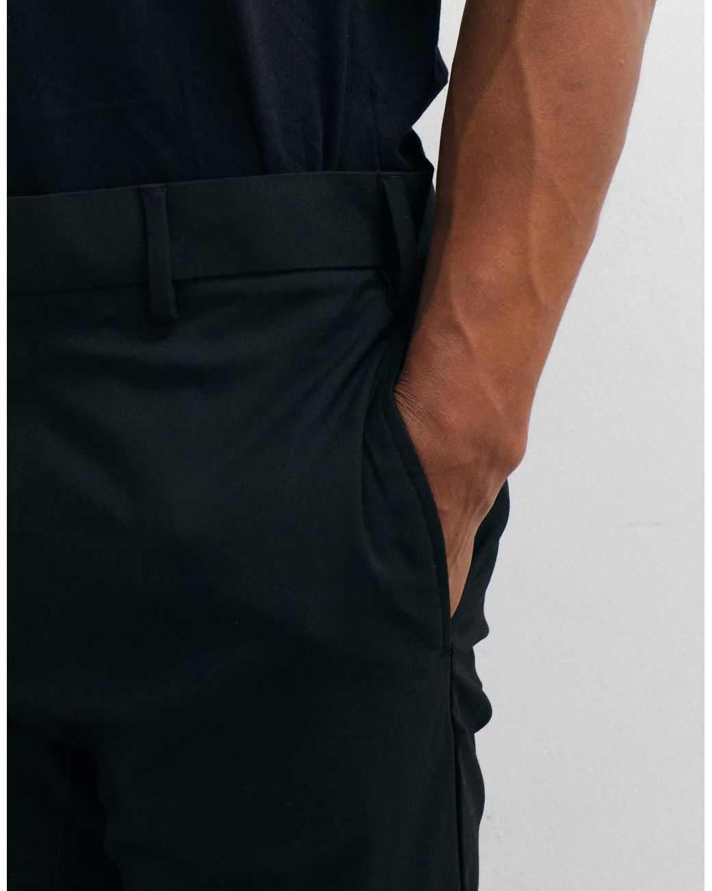 ASOS Black Smart Slim Pants for men
