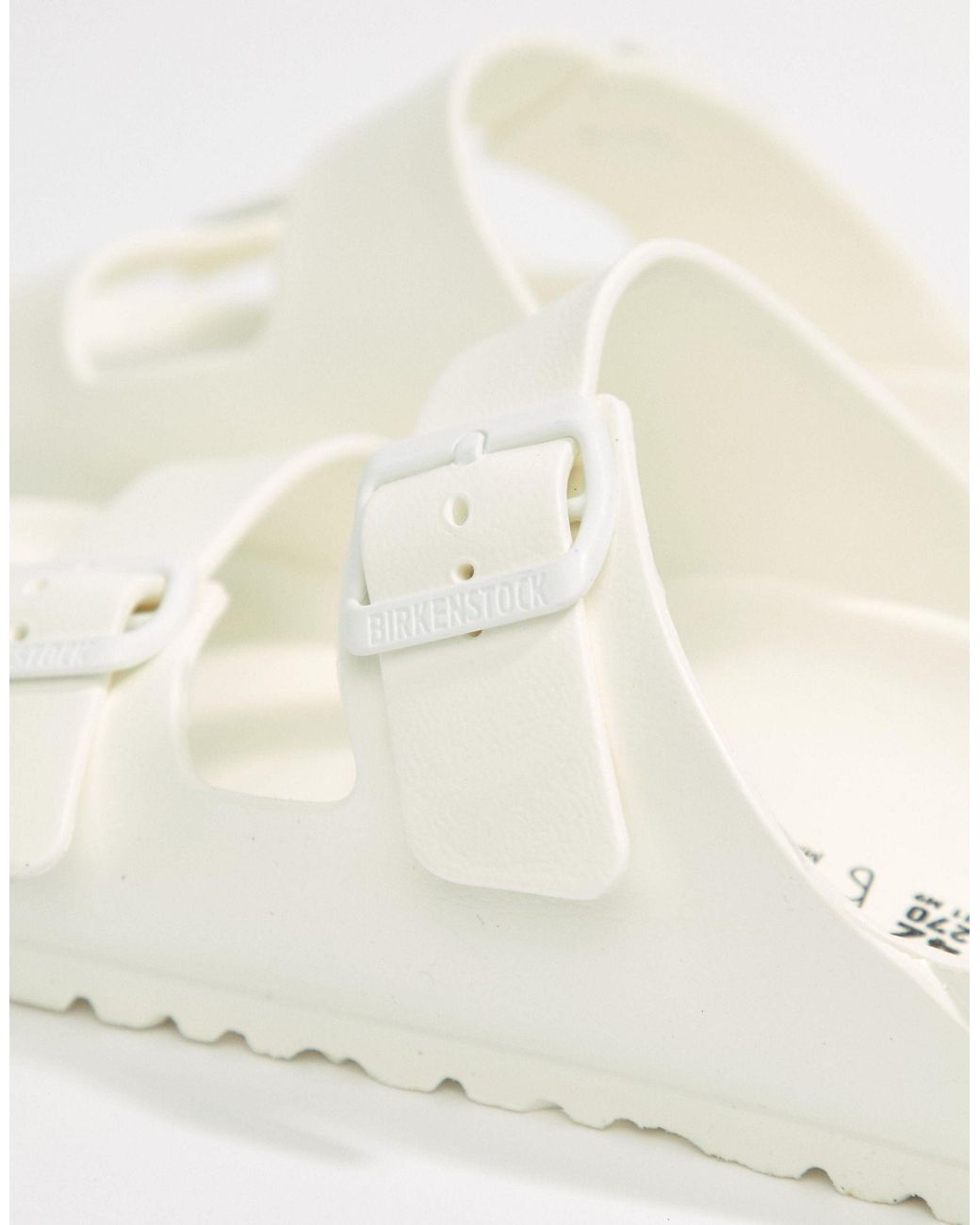 Sandalias blancas Birkenstock de Cuero de color Blanco para hombre | Lyst