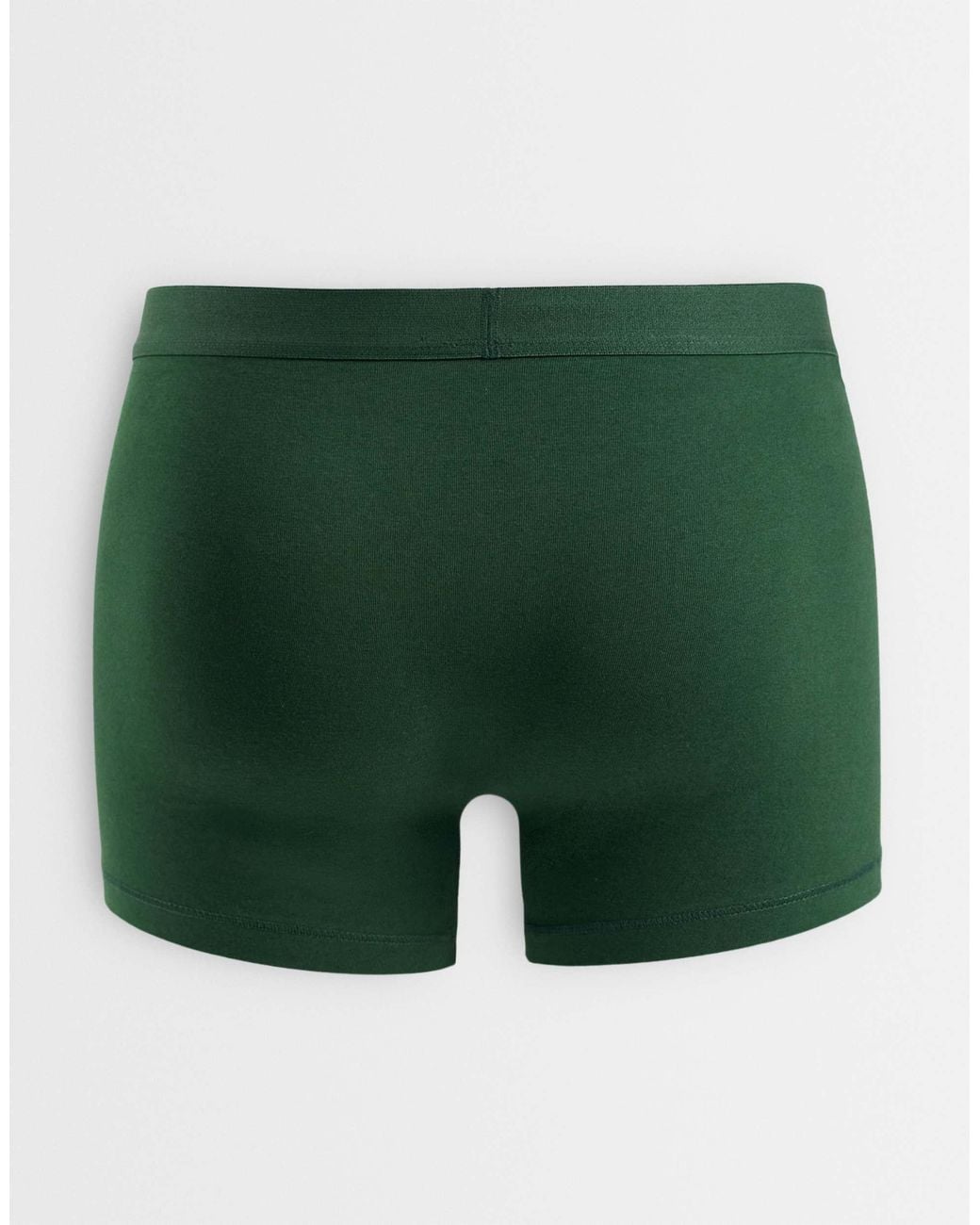ASOS Green 3 Pack Trunks for men