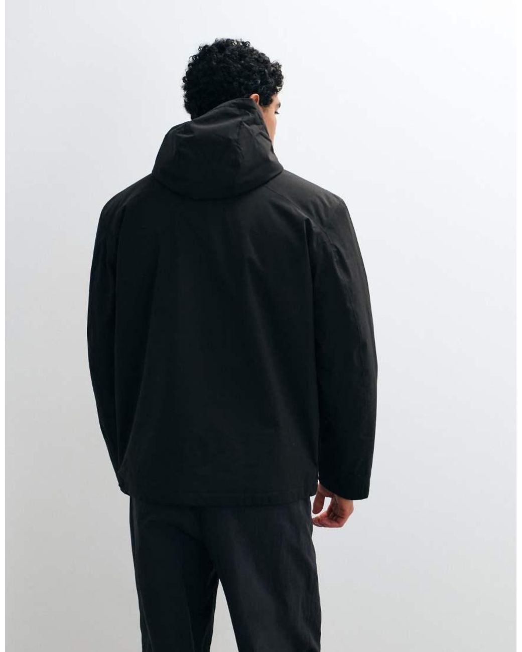 SELECTED Blue Primaloft Waterproof Parka Jacket for men