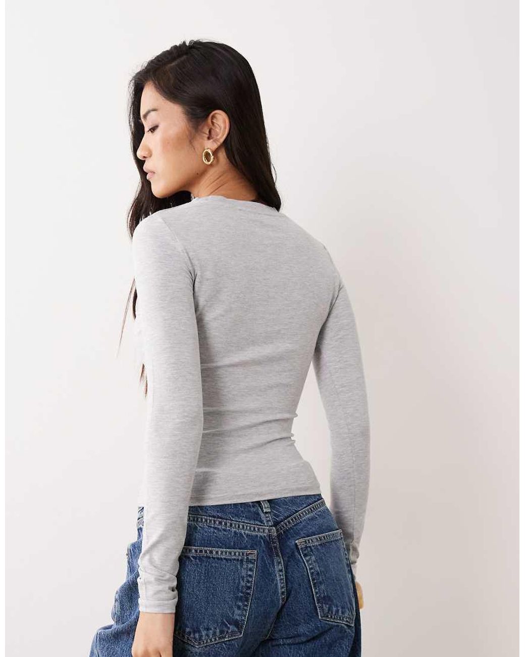 Cotton On Blue Long Sleeve Crew Top