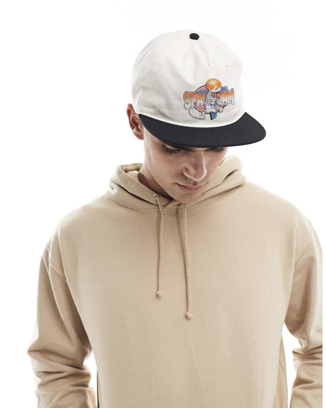 PRNT Black Space Jam Bugs Bunny Cap