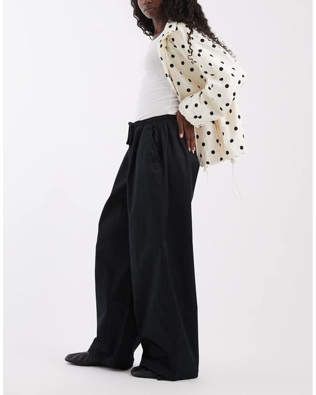 Nike White Street Utility Woven Oversized Trousers