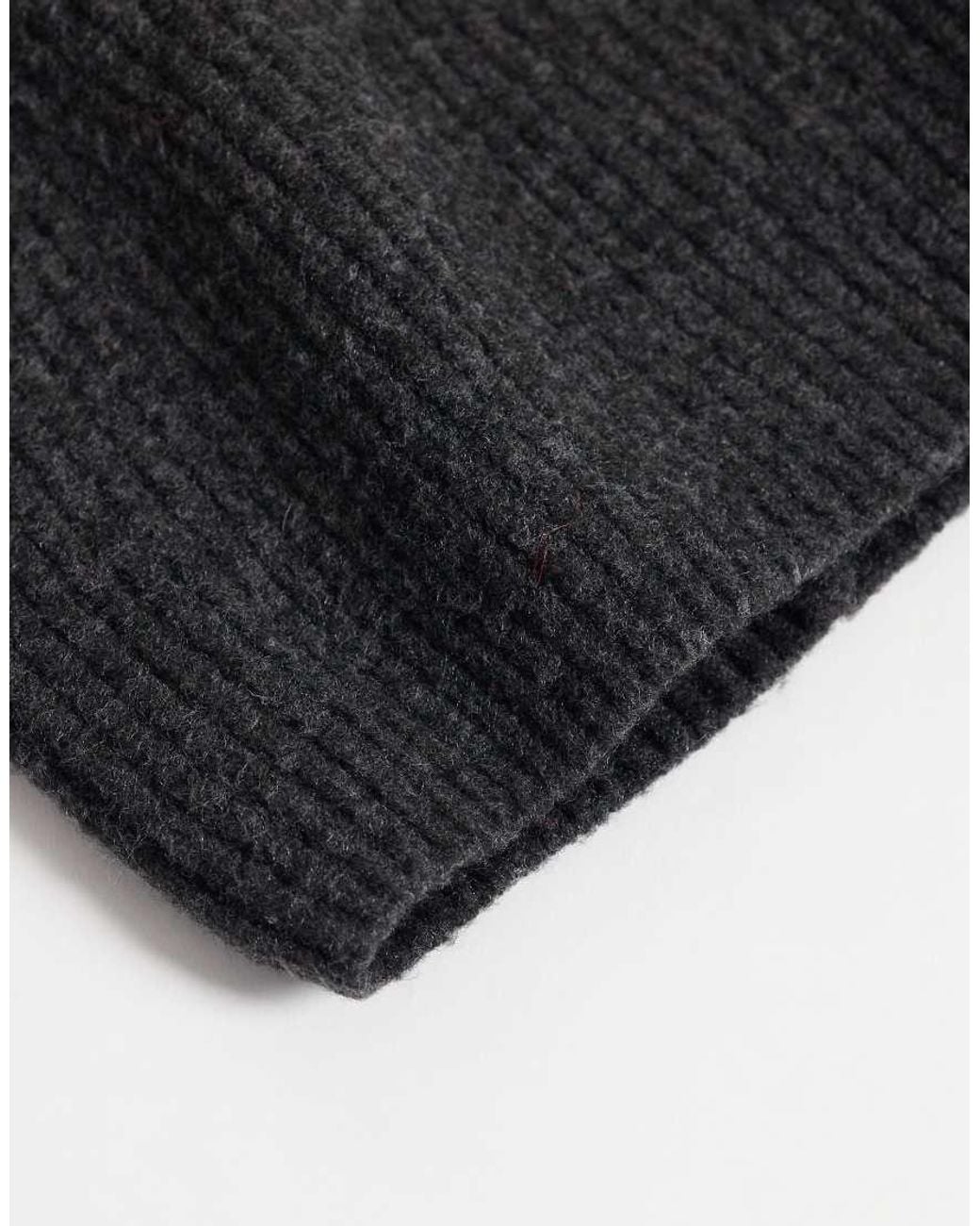 ASOS Blue Ribbed Beanie