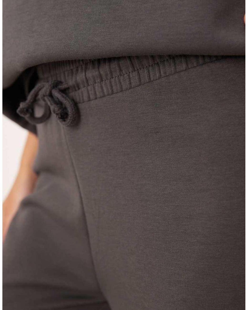 ASOS Gray Interlock Flared Sweatpants