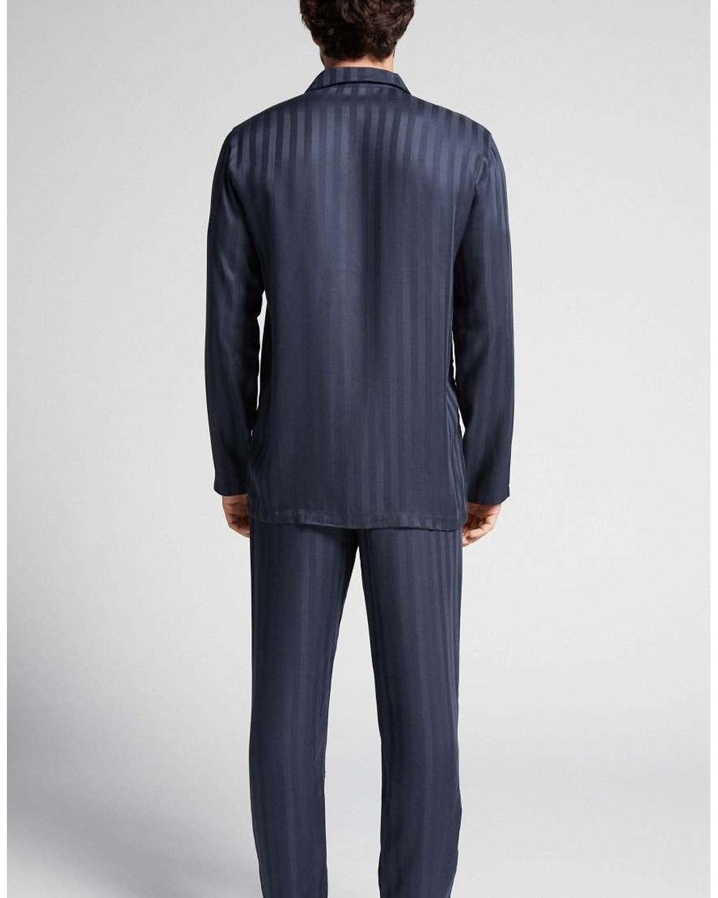 Intimissimi Blue Long Modal Pyjamas for men