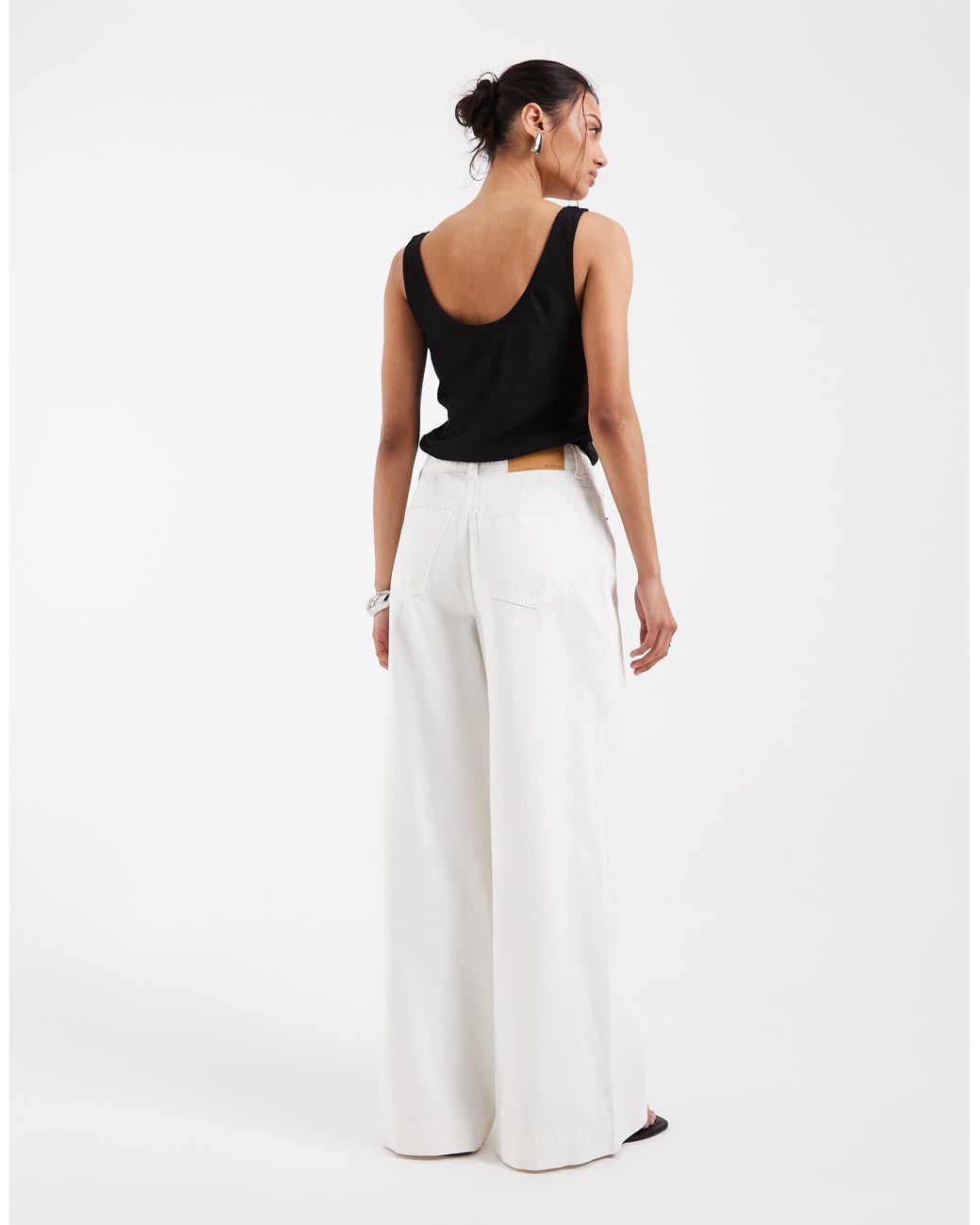 Jean palazzo ample ASOS en coloris Blue