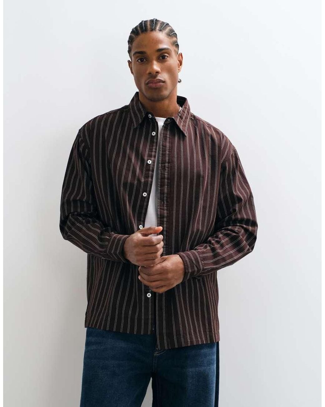 Only & Sons Black Relaxed Fit Shirt for men