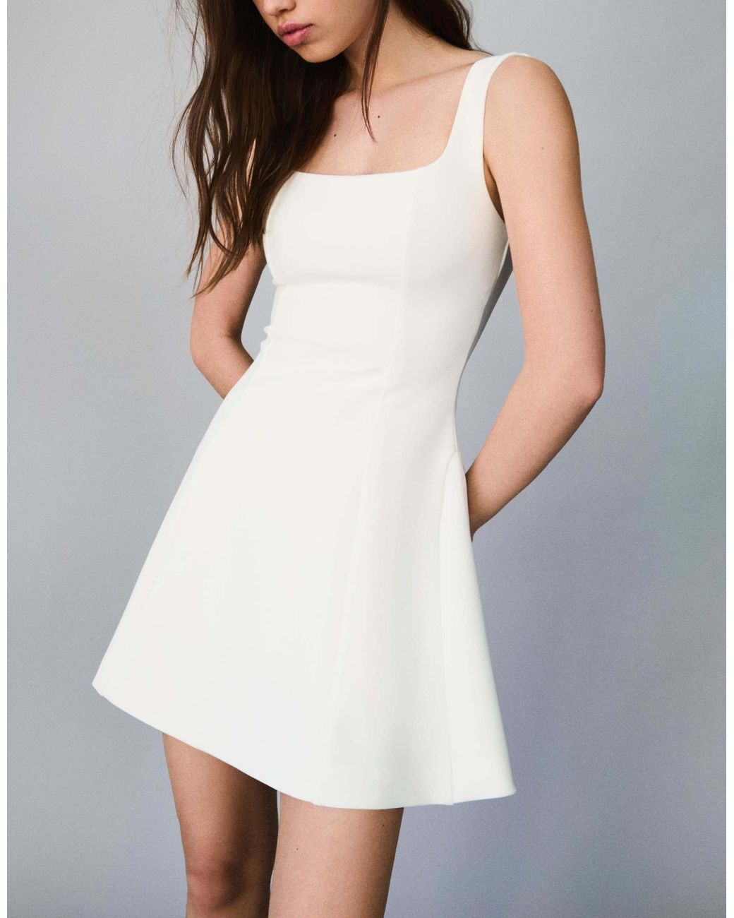 Bershka White – kleid