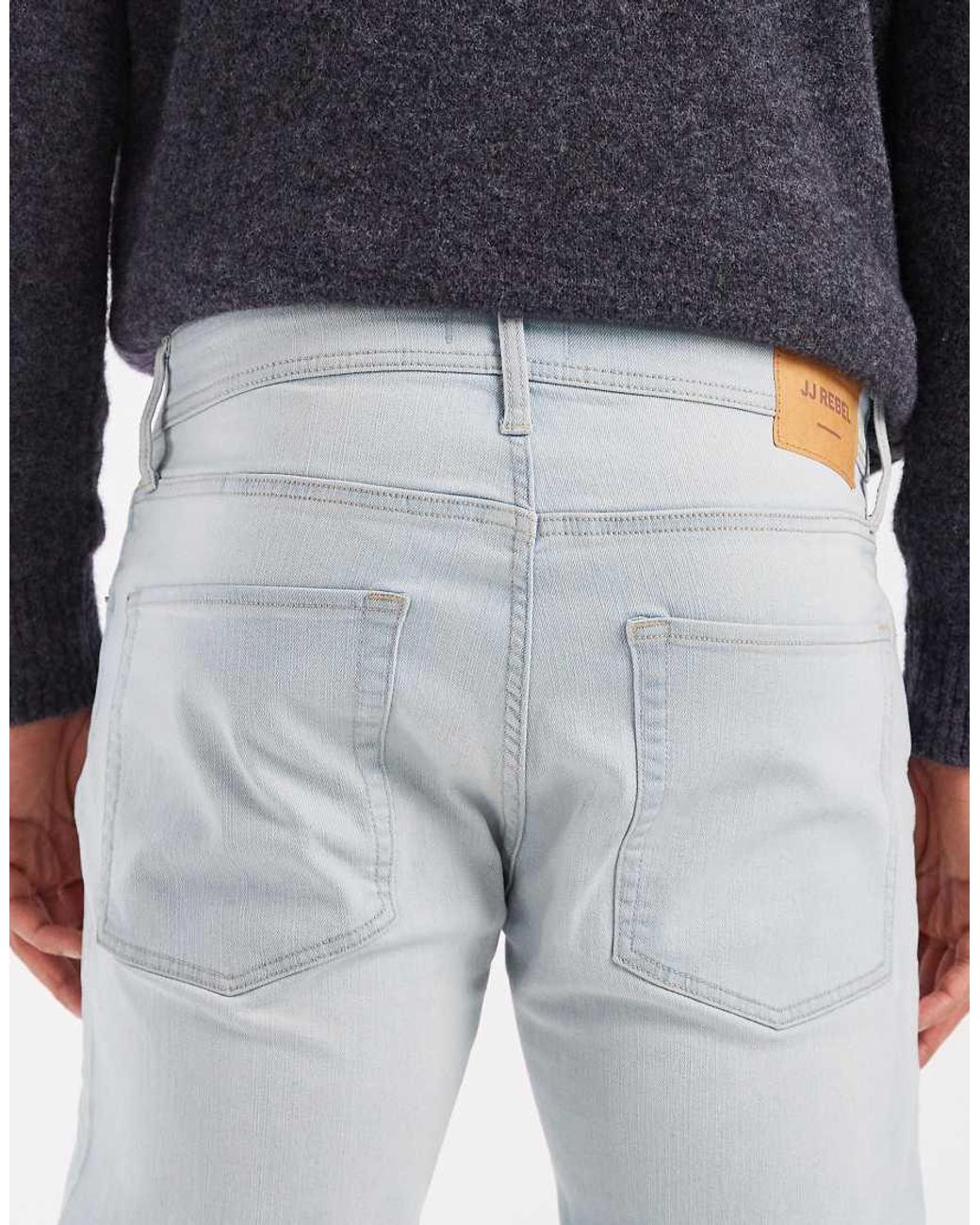 JJ Rebel Blue Adam Straight Jeans for men