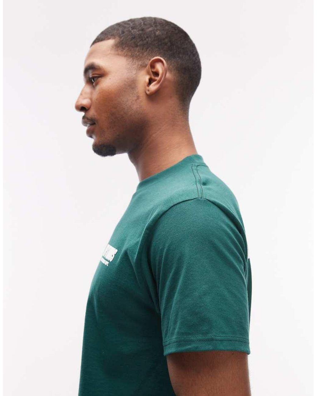 Obey Green Creative Services Graphic T-shirt With Back Print for men