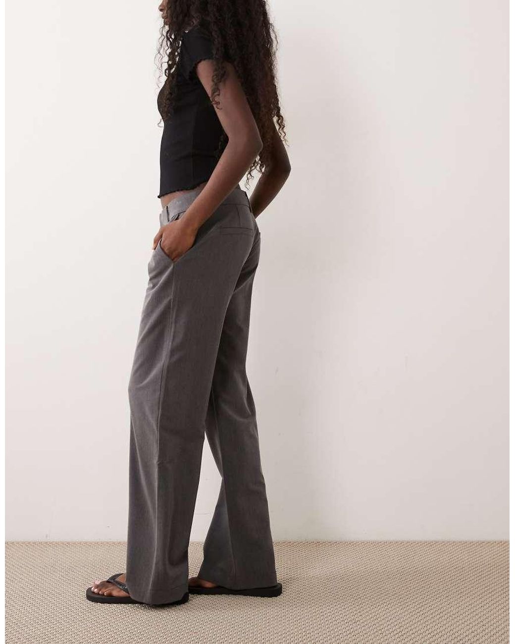 Cotton On Gray Saskia Suiting Trouser