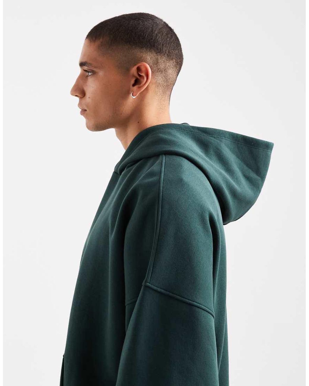 ASOS Green Essentials Extreme Oversized Hoodie for men