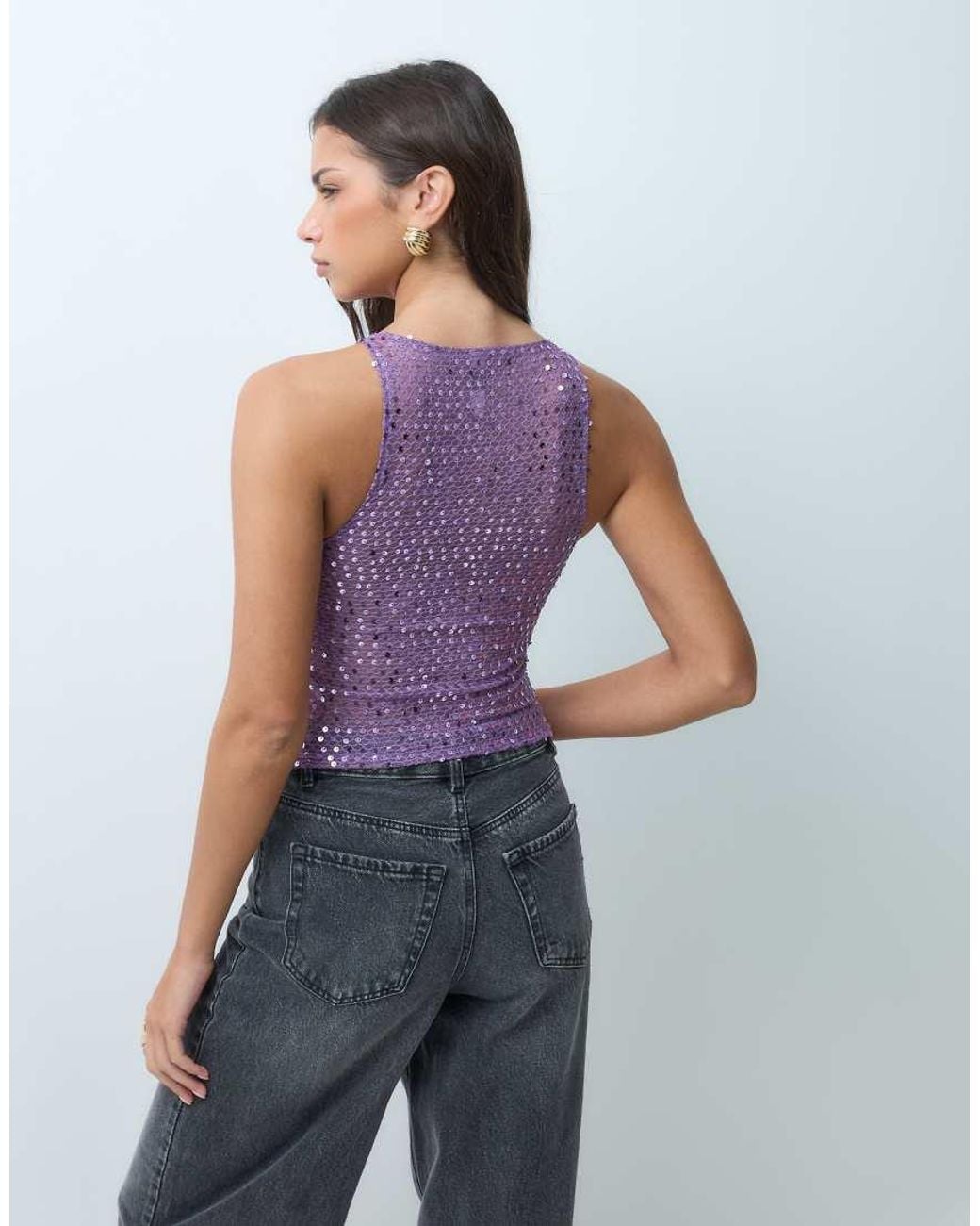 Motel Blue Dudley Sequin Vest