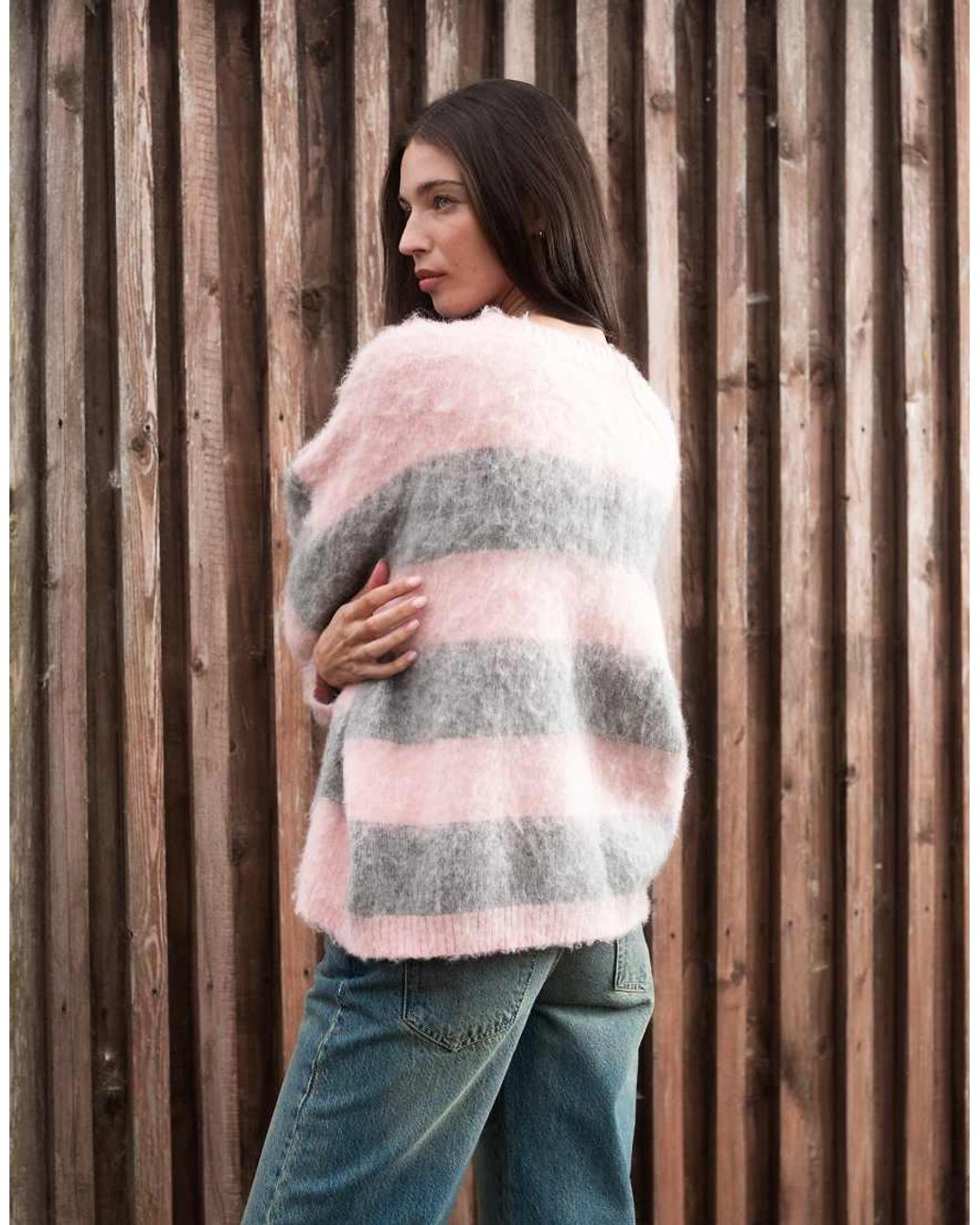 Daisy Street Brown X Miffy Oversized Fluffy Sweater