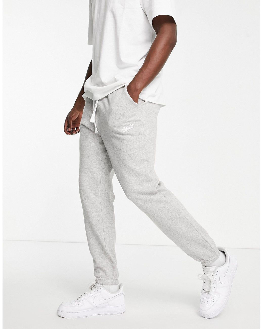 Pull&Bear Sweatpants in Grey (Gray) for Men - Lyst