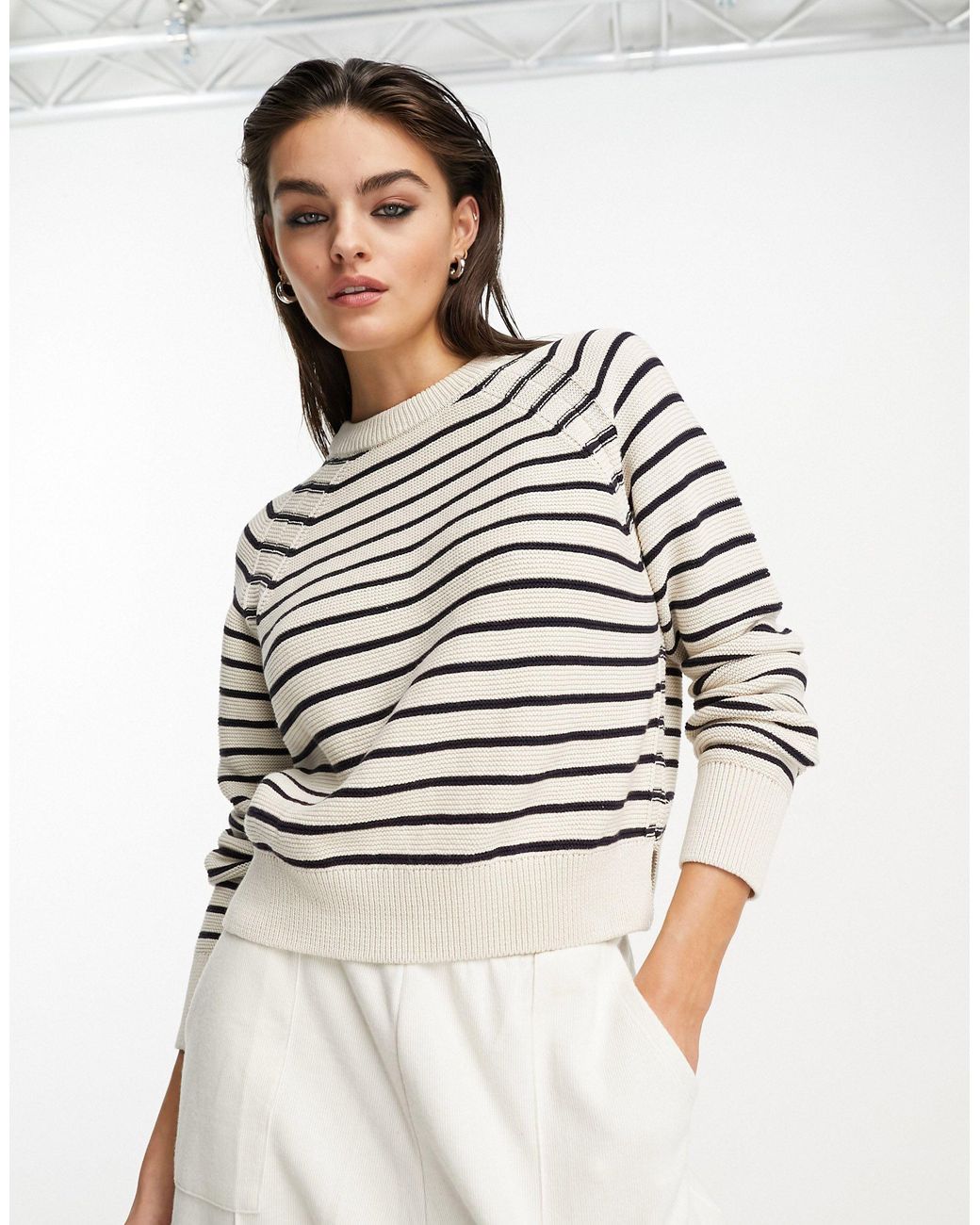 French connection striped sweater sale