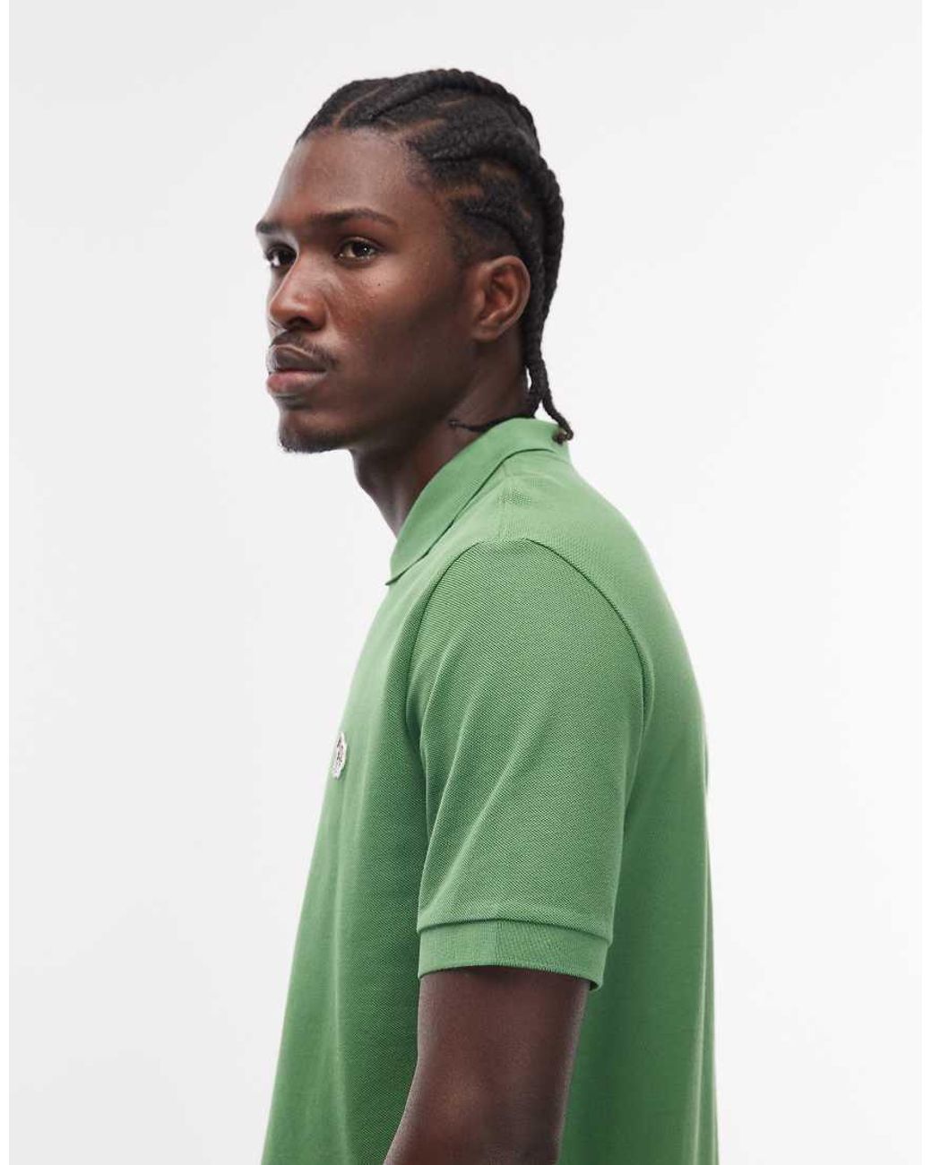 Paul Smith Green Regular Fit Polo Shirt With Zebra Logo for men