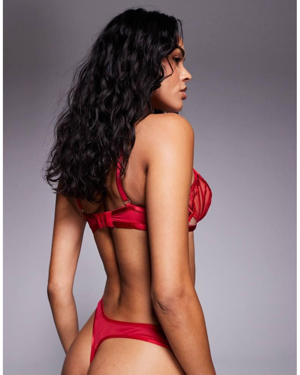 Ann Summers Red Desiring Decadence Thong
