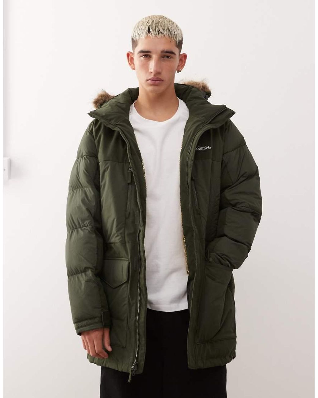 Columbia Gray Marquam Peak Fusion Ii Parka for men