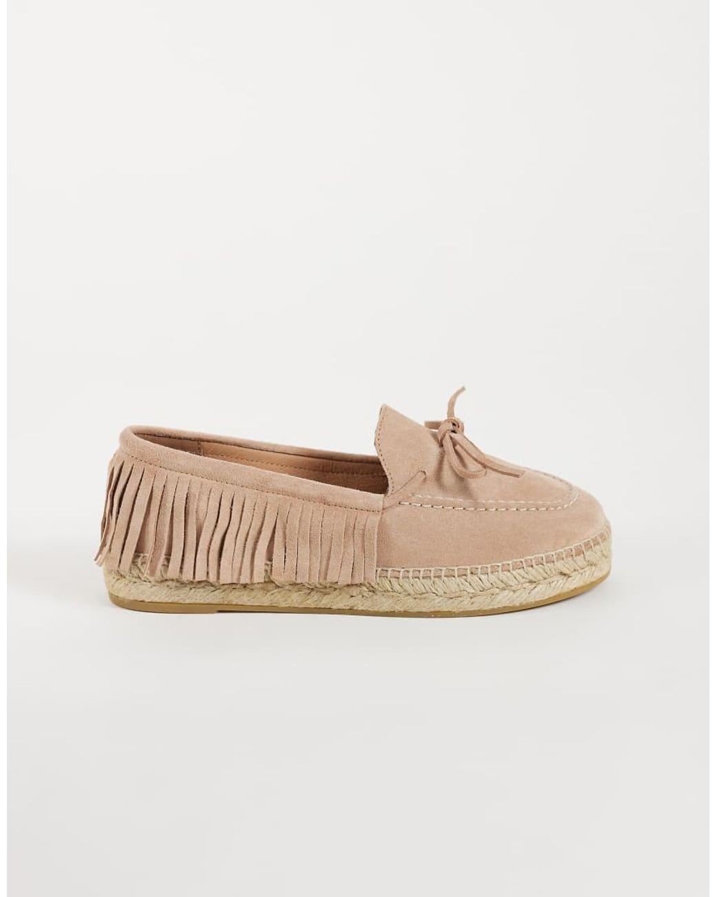 Free People Natural Faraway Fringe Espadrilles