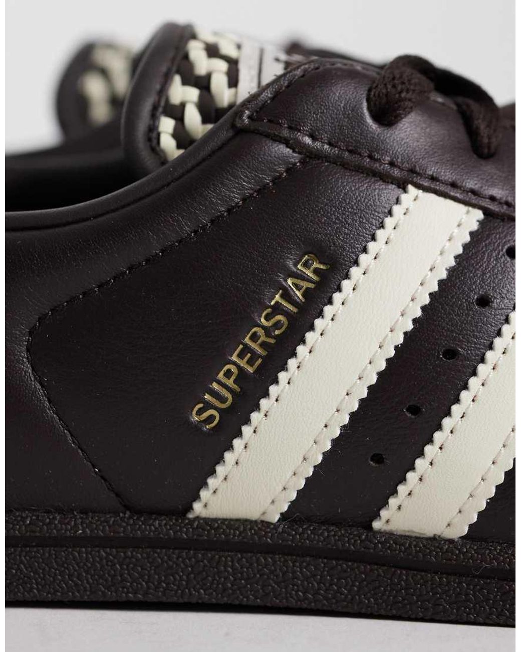Adidas Originals Brown Superstar Lo Pro Trainers
