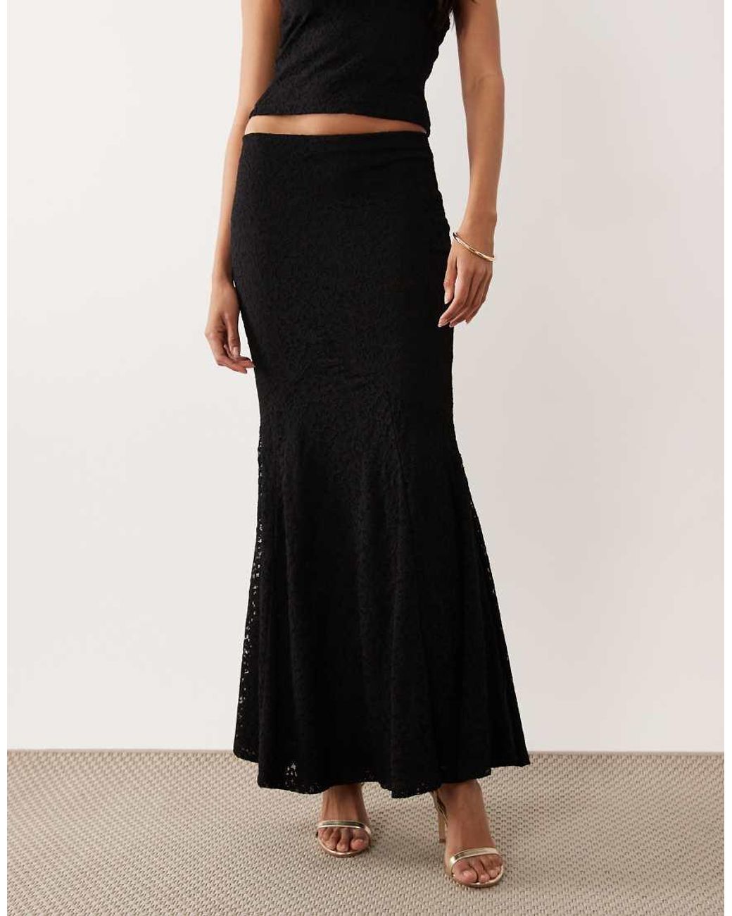 Gonna Lunga di ASOS in Black