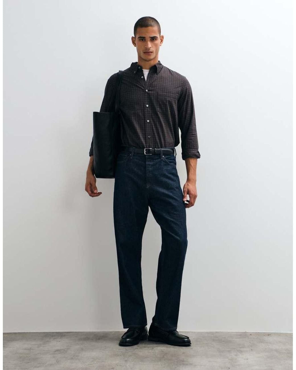 ARKET Blue Oversize Fit Twill Shirt for men