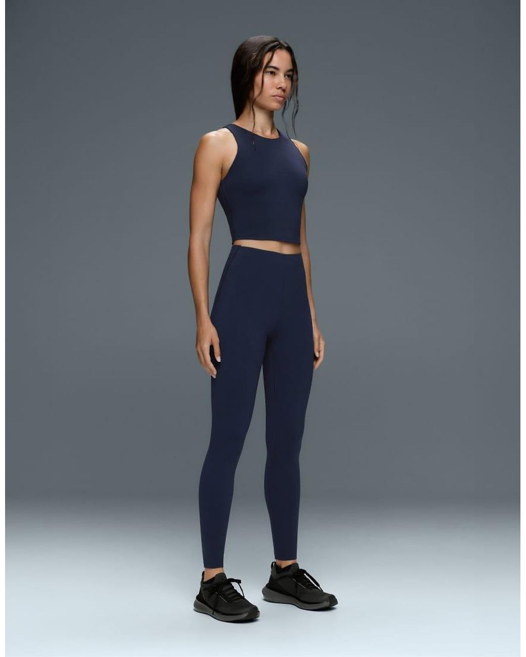 Oysho Blue Compressive Tank Top