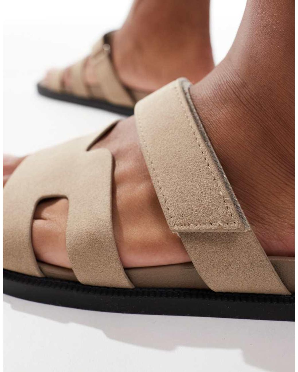 SEQWL Brown Sandals With Straps for men
